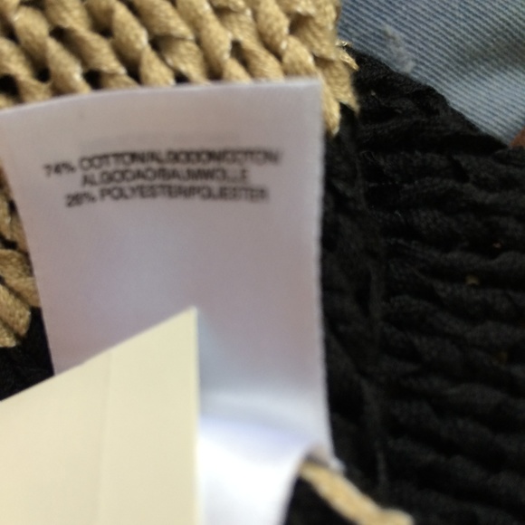 Jones New York Women's Sweater S black tan NEW - Picture 7 of 7